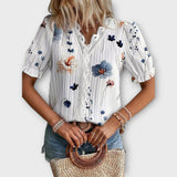 Emily - Blouse à col en V tendance