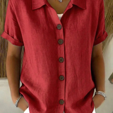 Knopf Vorder Bluse
