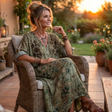 Aleta | Übergroßes Midi-Kleid mit Knopfleiste und Taschen
