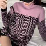 Friederike | Weicher Kabelstrick mit Muster Pullover