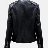Elfi | Kurze Bikerjacke in Sonnengelb