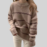 Gertrud | Klassischer Kabelstrickpullover