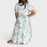 Eliza - Robe Maxi Toile Intemporelle