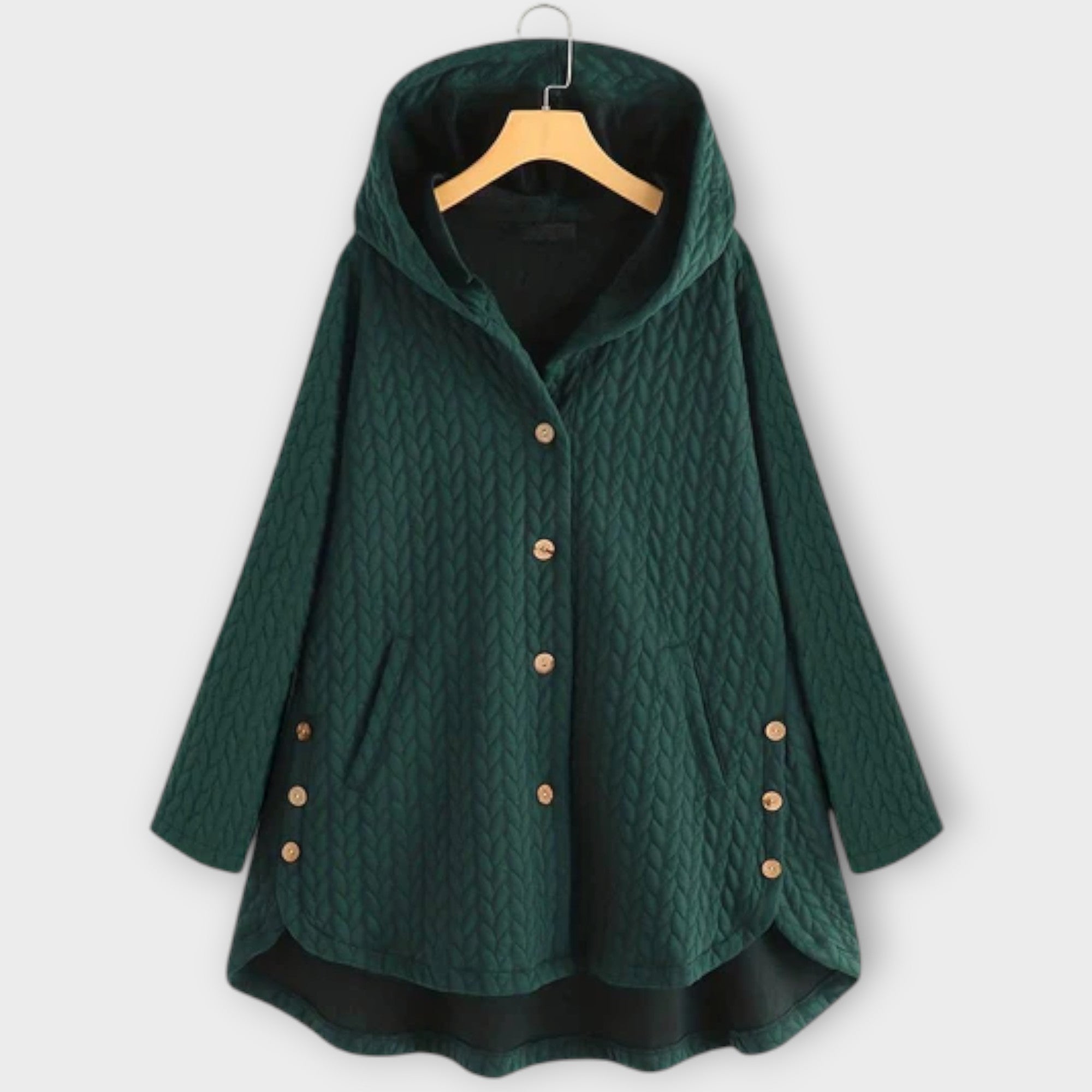 Leslie - Veste Boutonnée Chaude