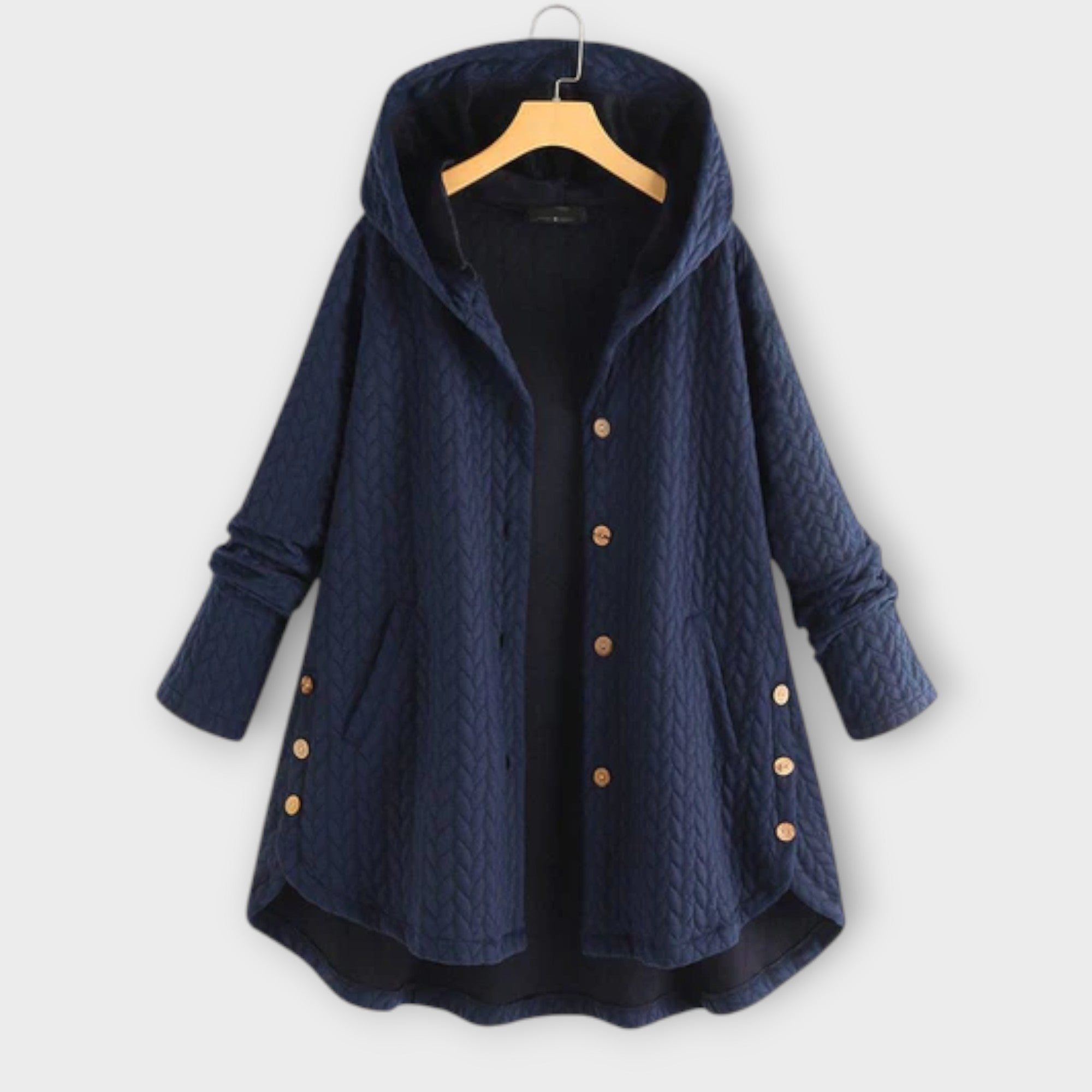 Leslie - Veste Boutonnée Chaude