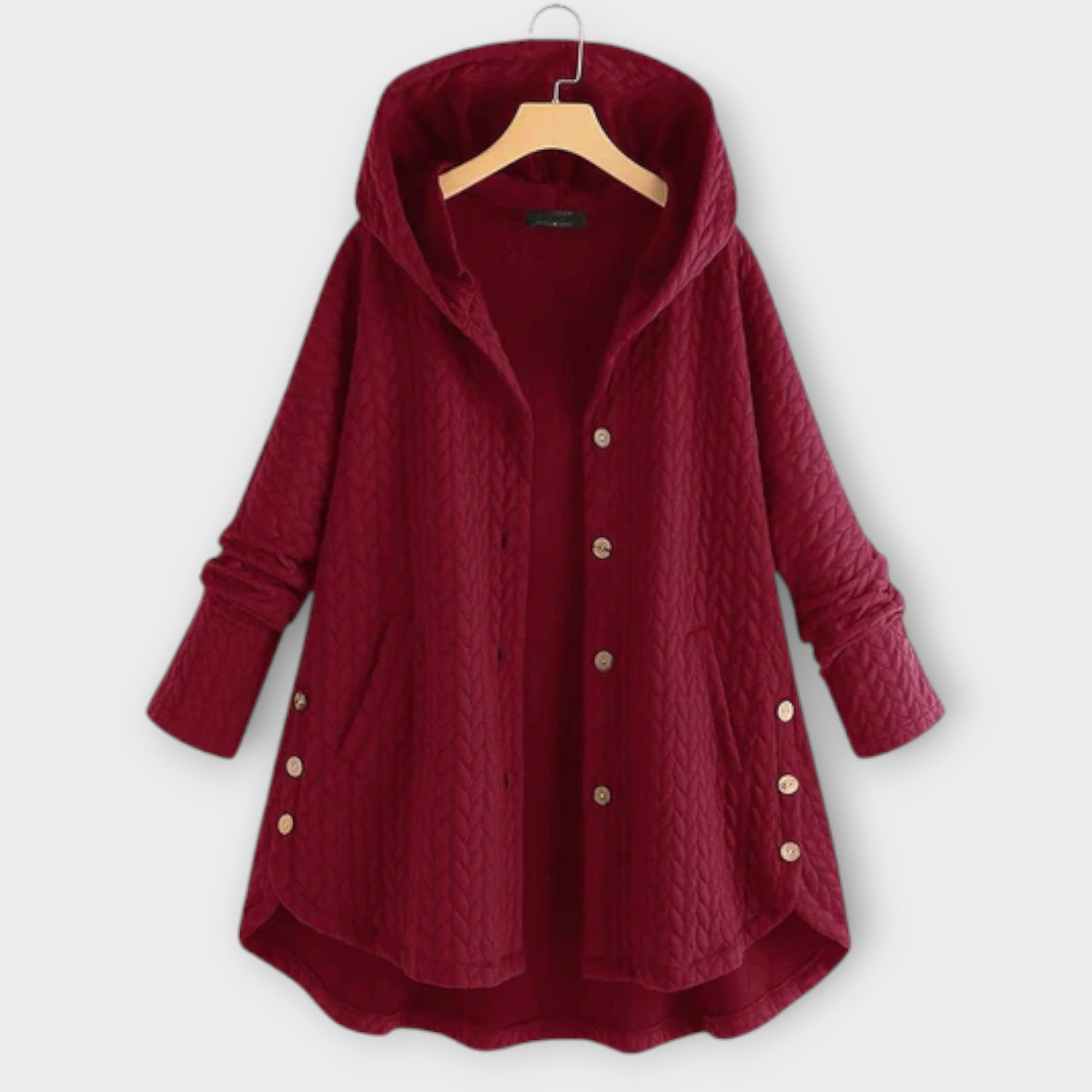 Leslie - Veste Boutonnée Chaude