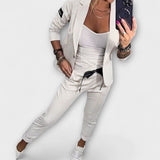 Malou - Ensemble coordonné de top, veste et pantalon