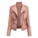 Sylvia | Lederjacke im Biker-Schnitt