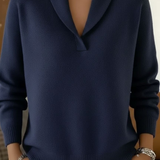 Friederike | Weicher Pullover mit Schalkragen