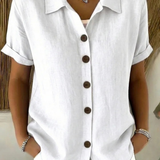 Knopf Vorder Bluse