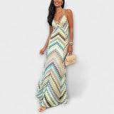 Remi - Robe maxi à motif chevrons coloré Missoni