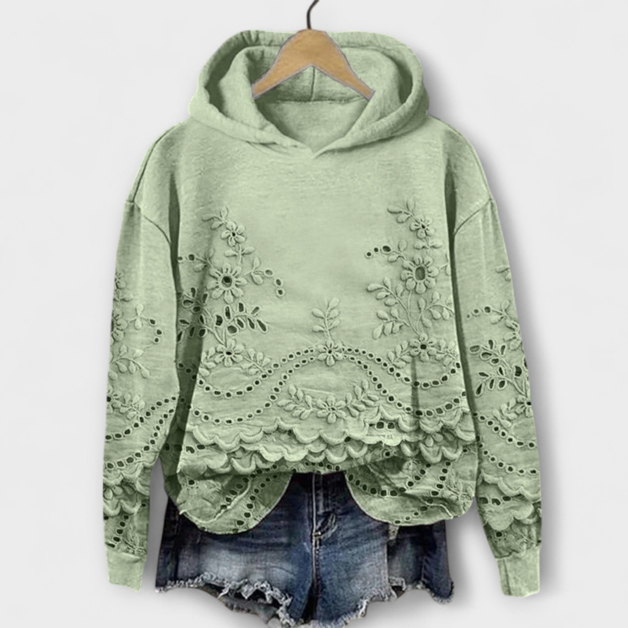 Grace – Hoodie Vintage Avec Imprimé Floral