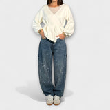 Fable - Jeans en Denim Balloon Carpenter
