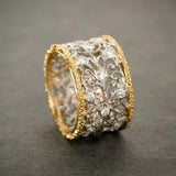 Bague Ivy en Zirkonia Rétro