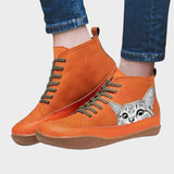 Kitty - Lederstiefel für Katzenliebhaber