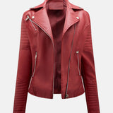 Elfi | Kurze Bikerjacke in Sonnengelb