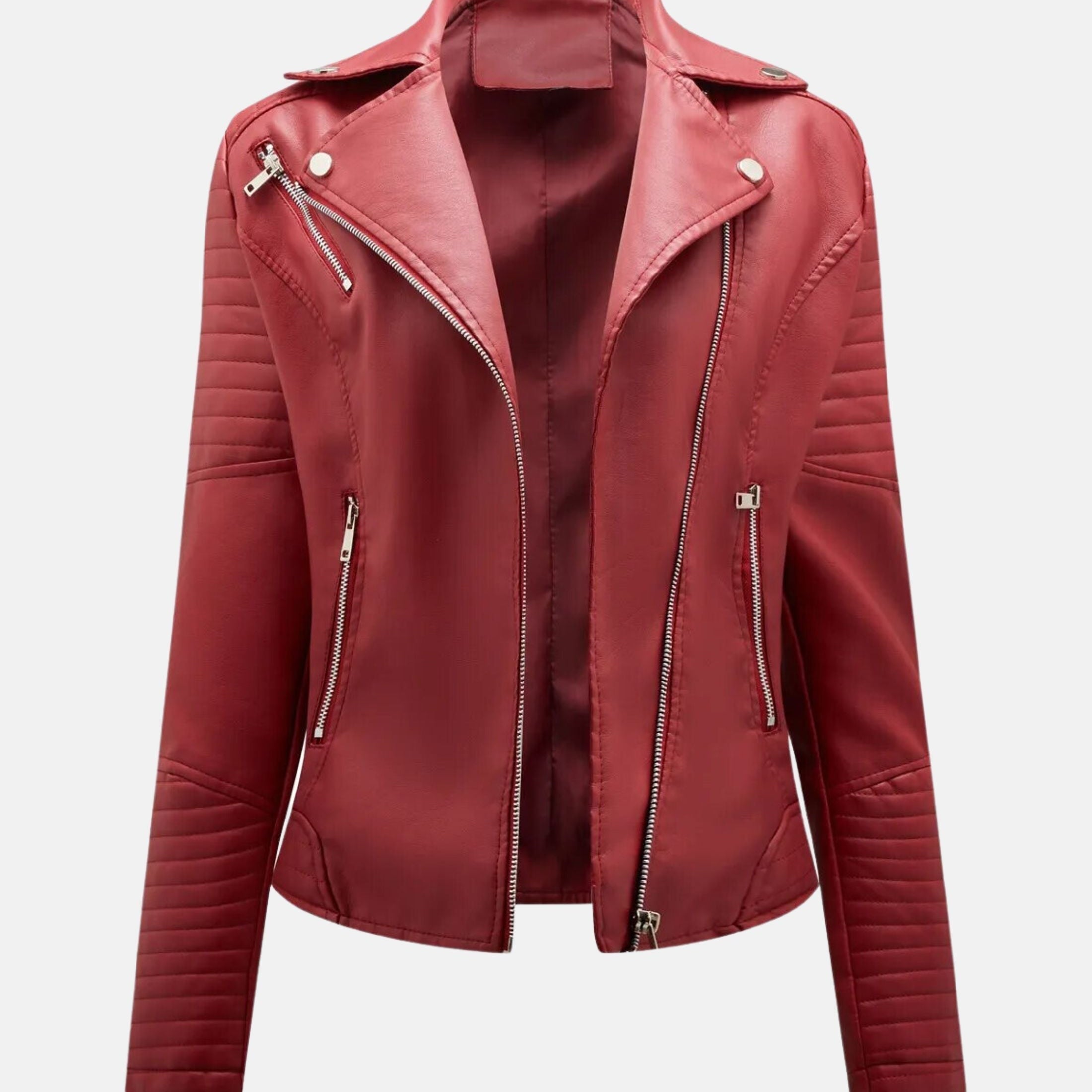 Elfi | Kurze Bikerjacke in Sonnengelb