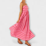 Svea - Robe Maxi en Bare Bloom