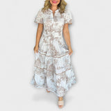 Eliza - Robe Maxi Toile Intemporelle