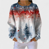 Lina | Weihnachtspullover mit weichem Tannenmuster
