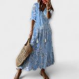 Anna – Robe d'été bohème pour femmes avec silhouette fluide
