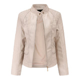 Gisela | Elegante Lederoptik-Jacke
