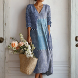 Lucie™ | Robe en Lin Rétro