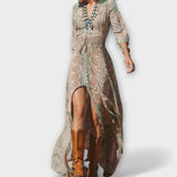 Robe maxi bohème décontractée