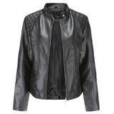 Gisela | Elegante Lederoptik-Jacke