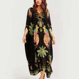 Alessandra - Robe longue à motifs