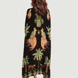 Alessandra - Robe longue à motifs