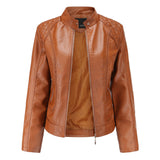 Gisela | Elegante Lederoptik-Jacke