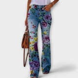 Nina - Pantalon à fleurs