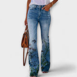 Nina - Pantalon à fleurs