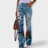 Nina - Pantalon à fleurs