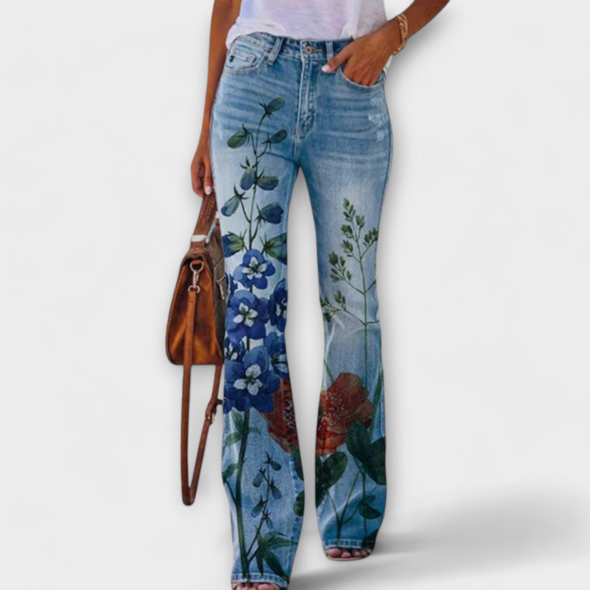 Nina - Pantalon à fleurs