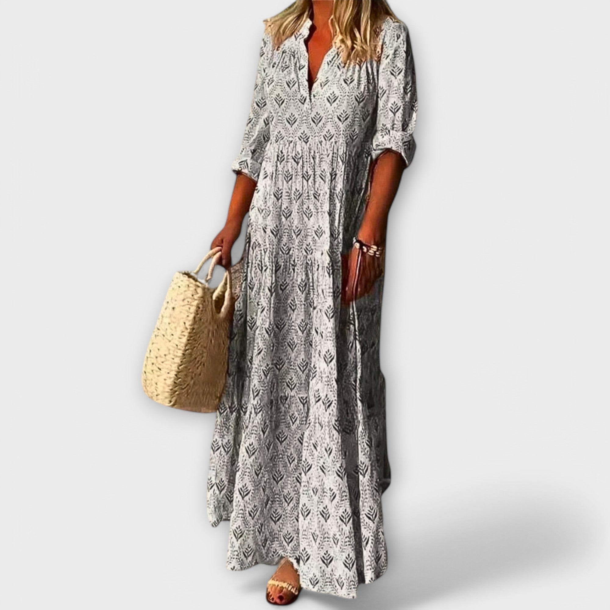 Sera - Robe maxi élégante et confortable pour le printemps