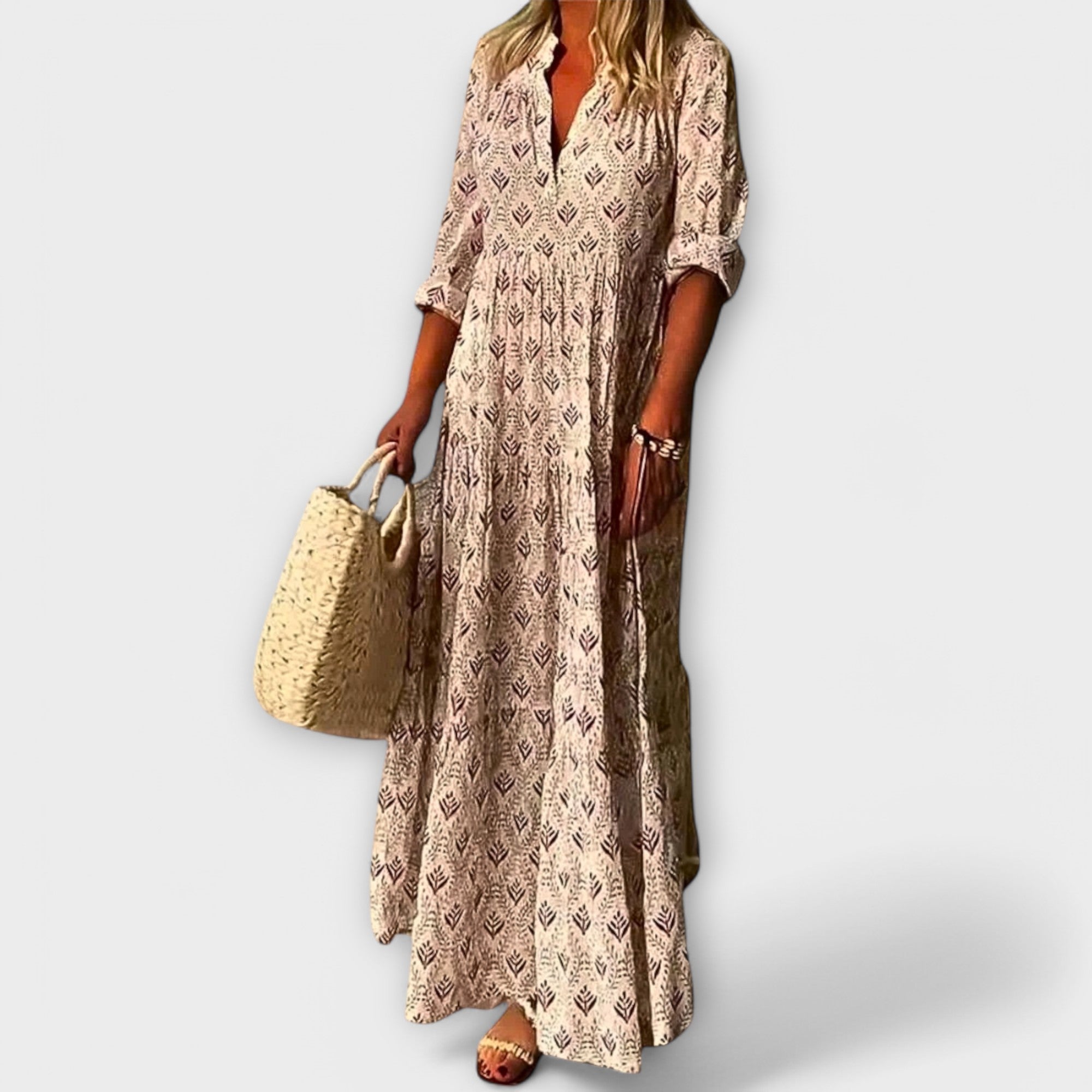 Sera - Robe maxi élégante et confortable pour le printemps