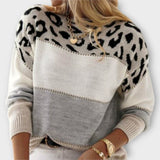 Cheyenne - Pull décontracté avec design léopard