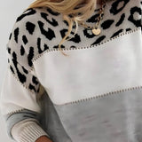 Júlia - Freizeitpullover Leopard