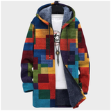 Dagmar | Damen Kapuzenjacke mit Kunstmuster