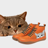 Kitty - Lederstiefel für Katzenliebhaber
