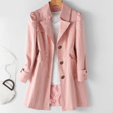 Rosemarie | Klassischer Trenchcoat mit Taillenbund Jacke