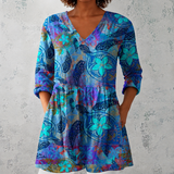 Juliette | Blouse Longue avec Décolleté en V