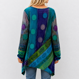 Smilla™ | Tunika mit ethnischem Patchwork-Druck