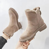 Gunhild | Gefütterte Stiefel mit Reißverschluss