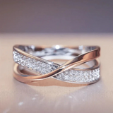 Bague en perles rétro - Bague tressée antique