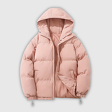Heidi | Gesteppte Kapuzenjacke in Puderrosa