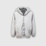 Reinhild | Kapuzenjacke mit Kunstfell-Kapuze