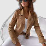 Grete | Kurze Jacke mit Reverskragen
